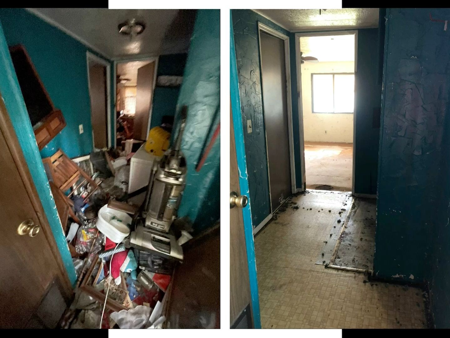 junk removal before and after